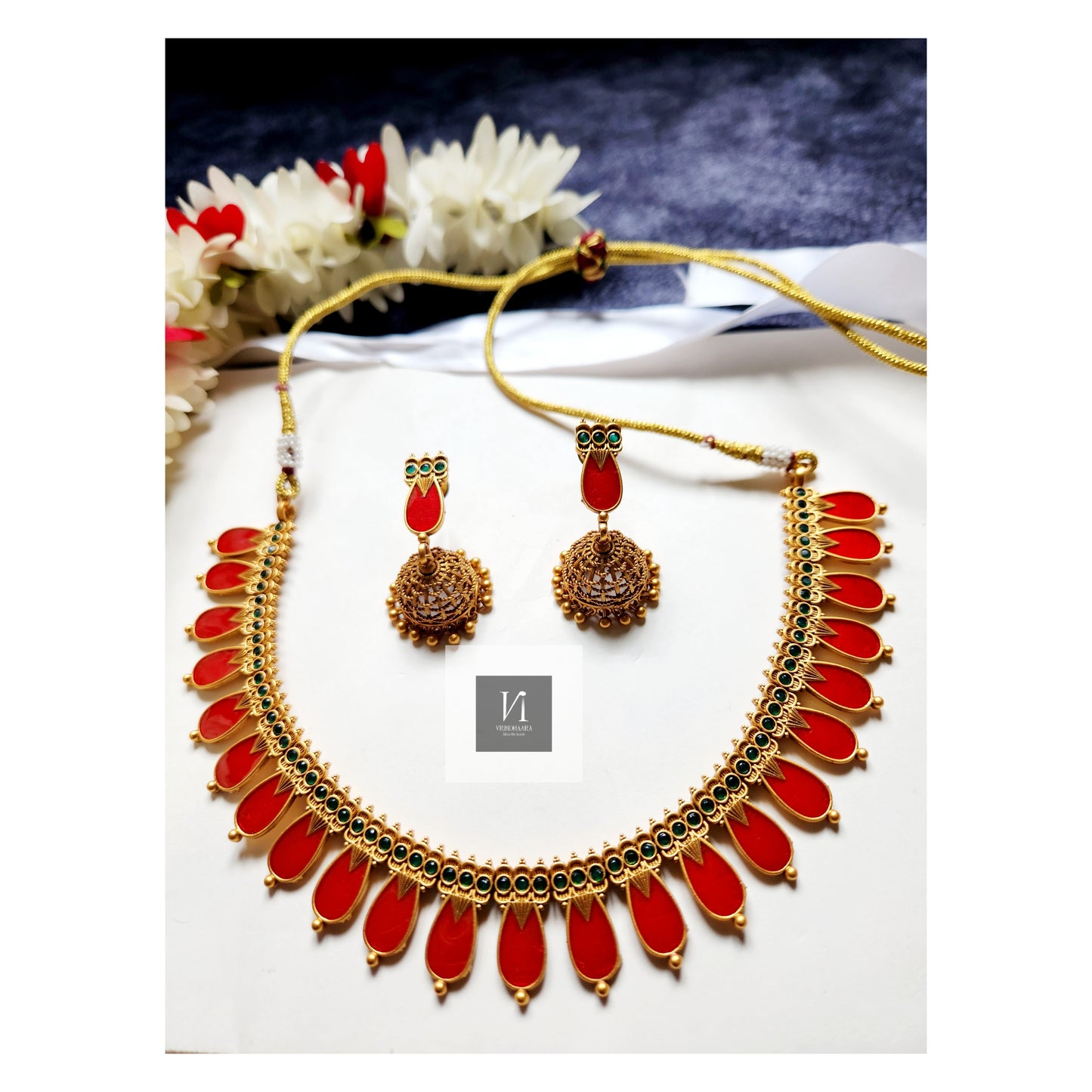 Antique Necklace Set_ Palakka