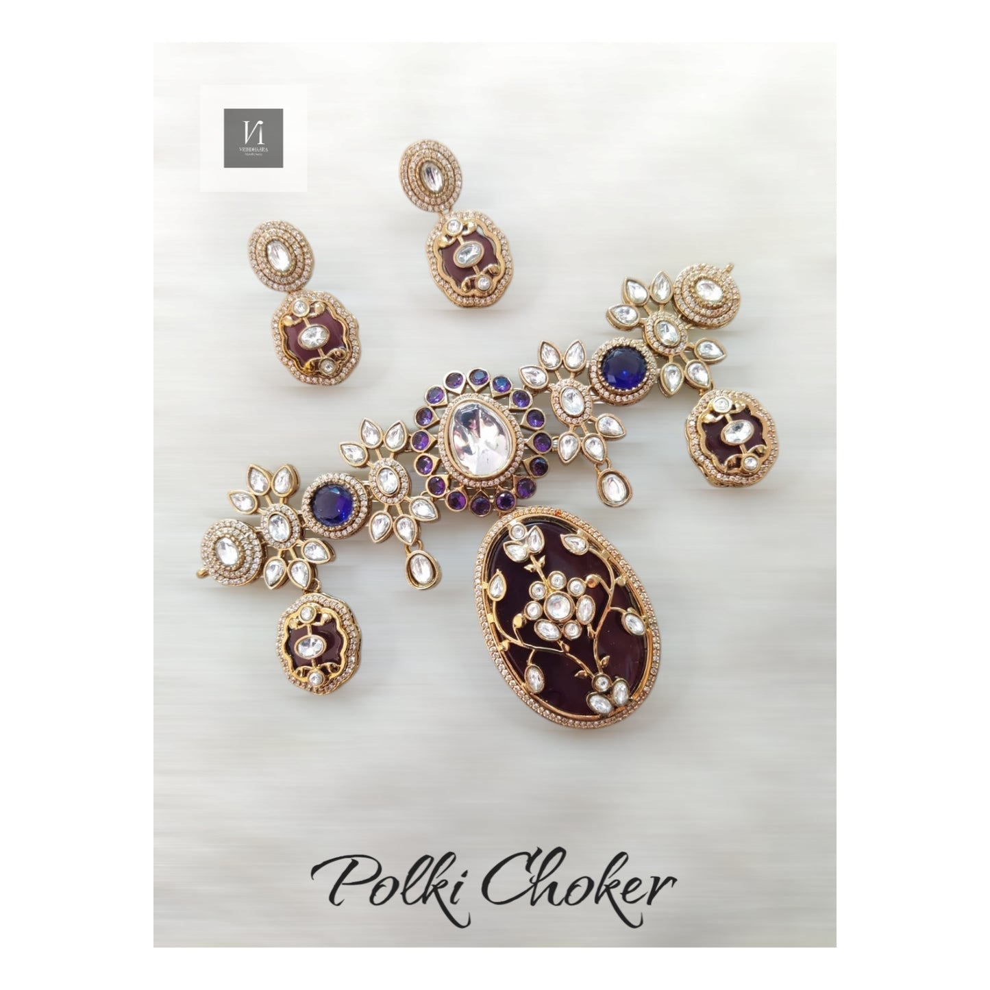 Polki Choker Set