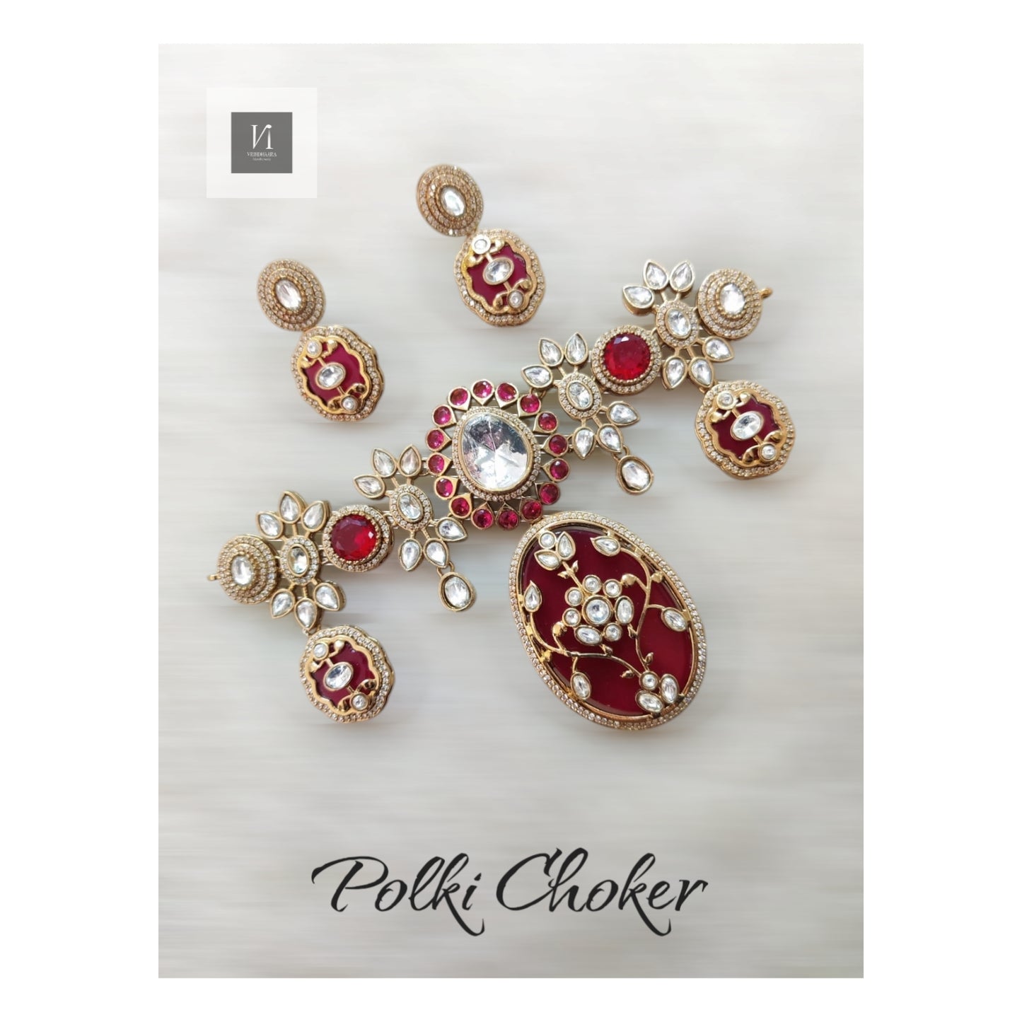 Polki Choker Set