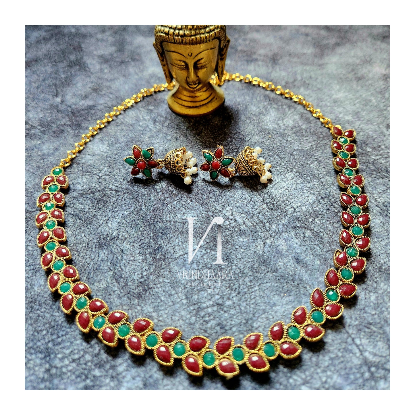 Brass Necklace Set