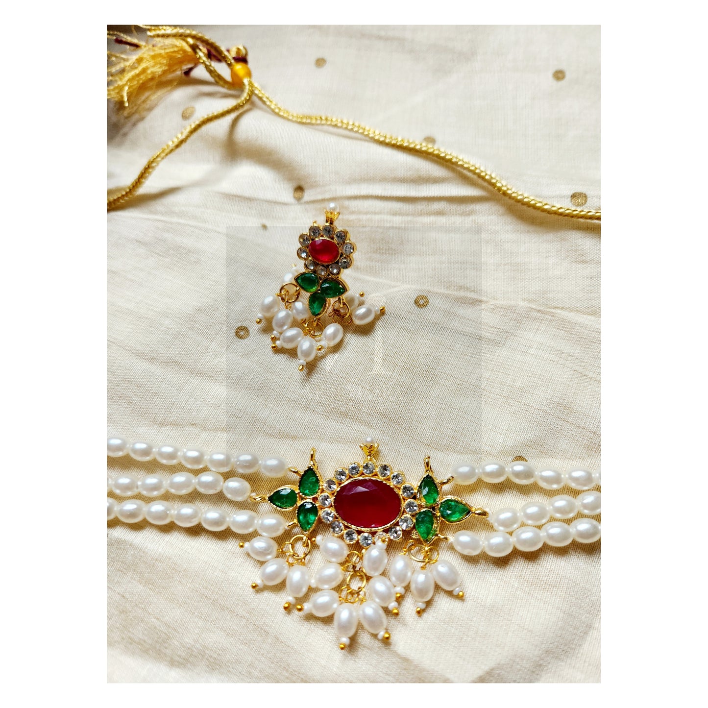 Pearl Choker Set