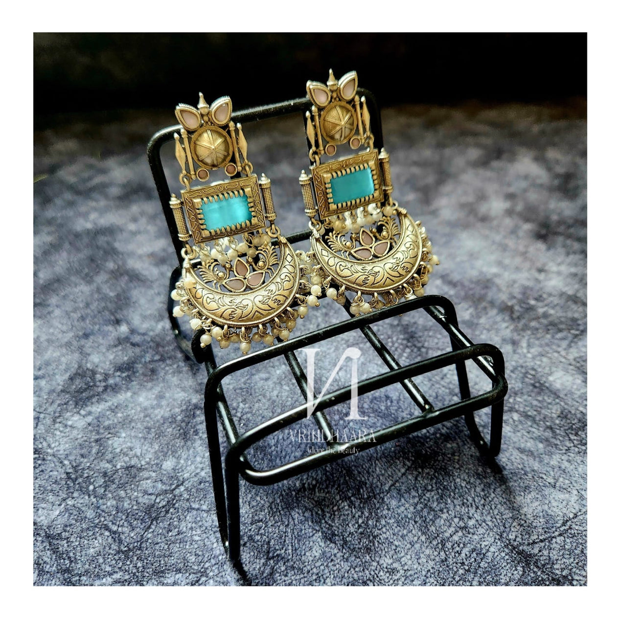 Oxidised Silver Earrings