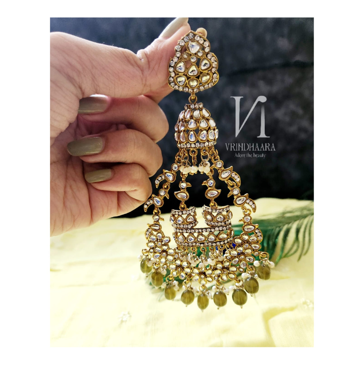 Heavy Kundan Earrings