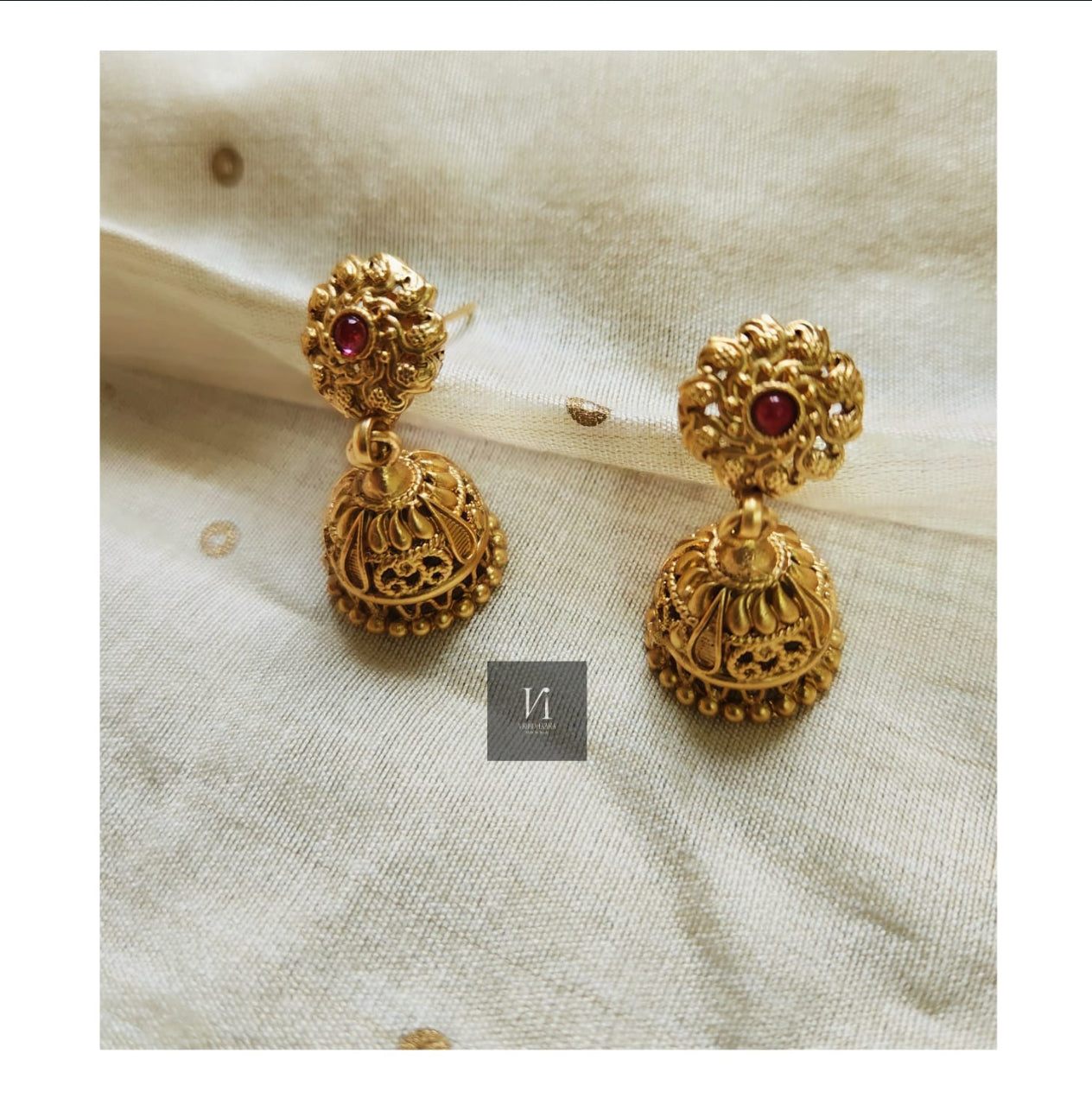 Necklace and Jhumki Set
