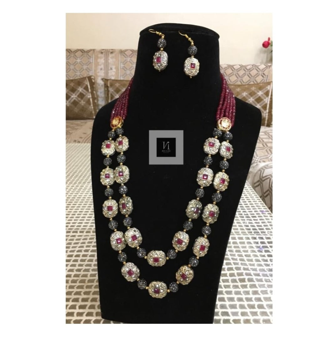 Jaipur Jadau Necklace Set