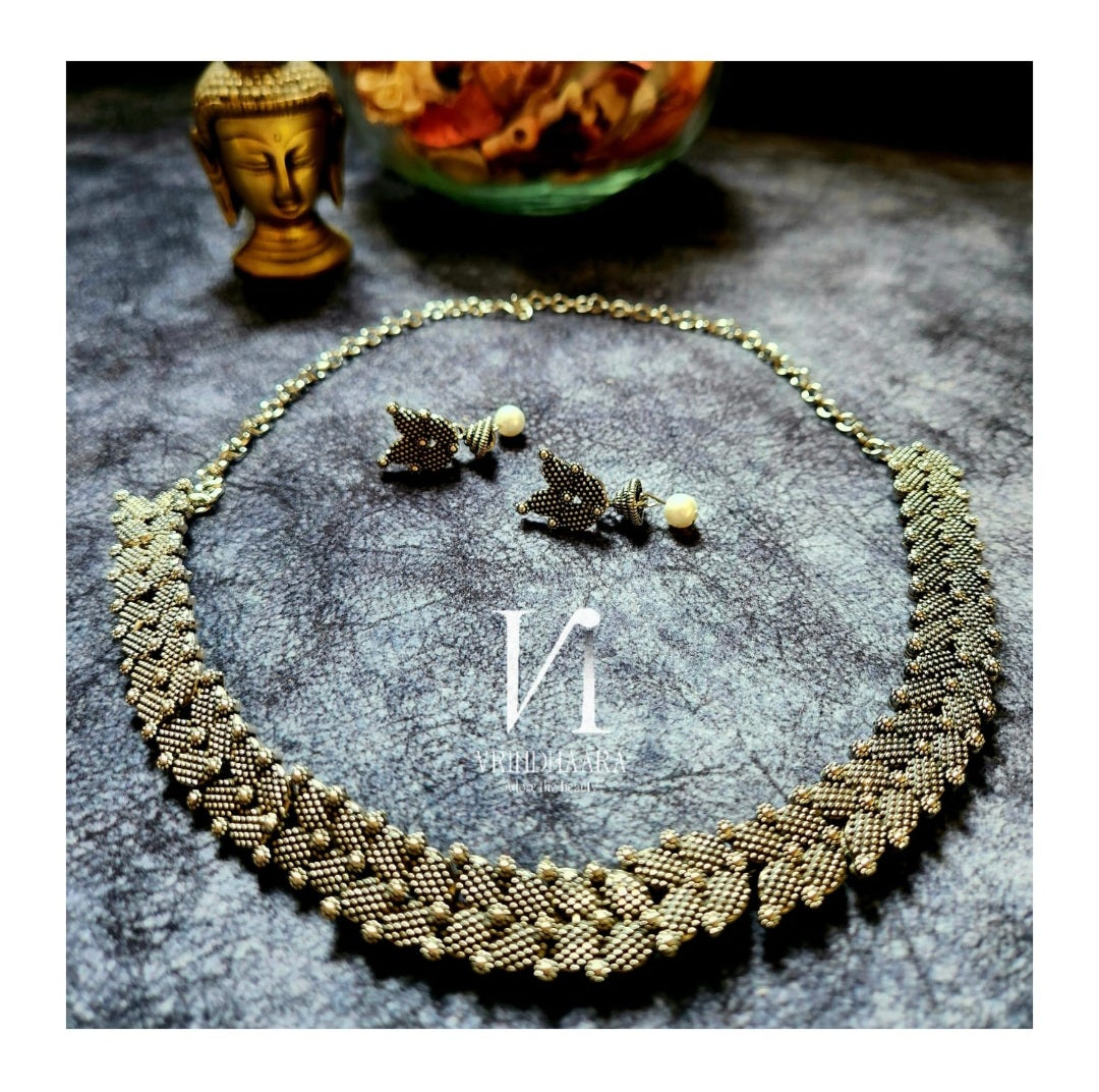 Oxidised Necklace Set