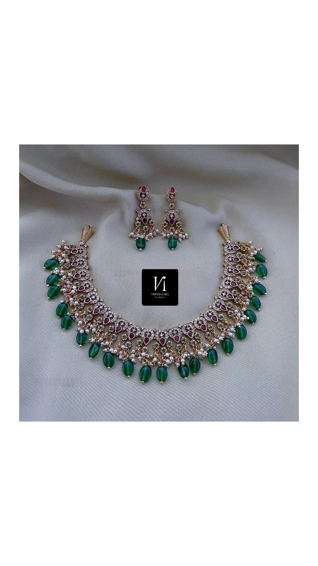 Green- Beaded AD Set