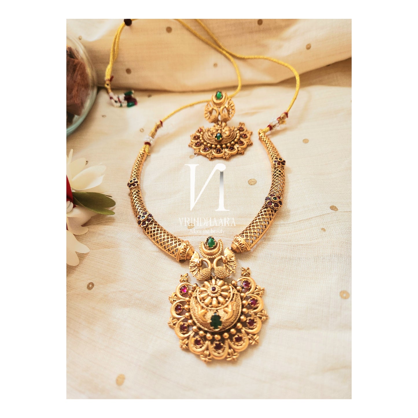 Matte finish Necklace Set